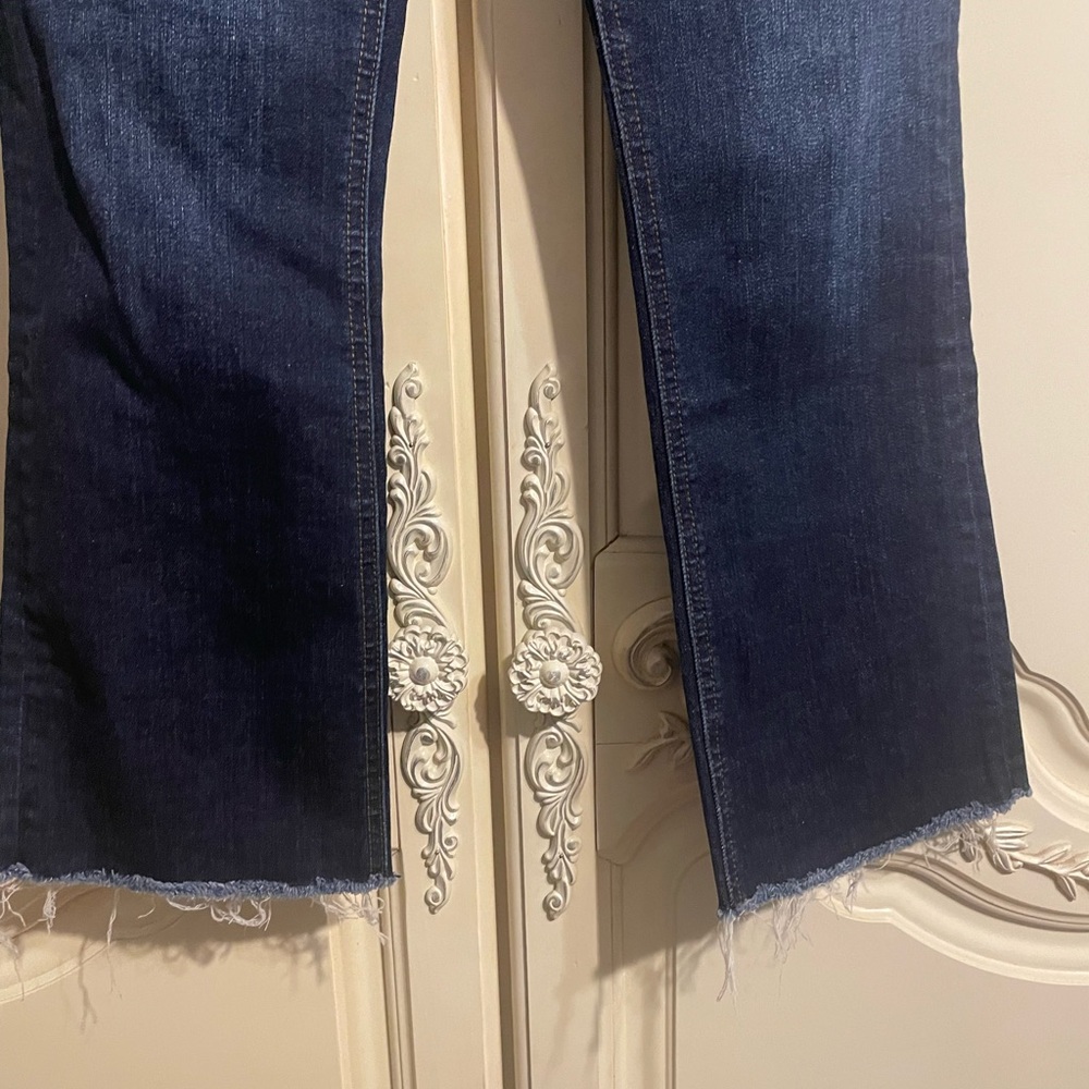 J Crew demi-boot crop jean in Dark wash Sz 24 - Picture 2 of 4